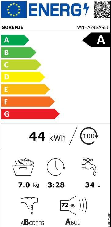Пералня GORENJE WNHA74SASEU - Image 2