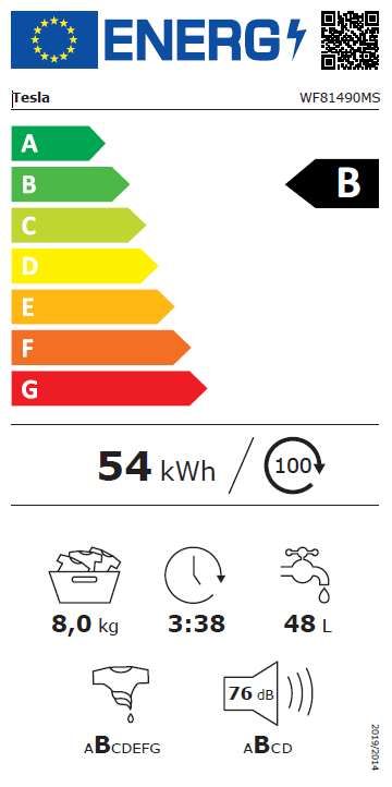 Пералня TESLA WF81490MS - Image 2