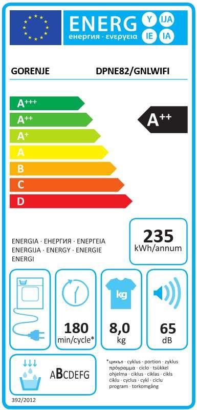Сушилня GORENJE DPNE82/GNLWIFI - Image 2