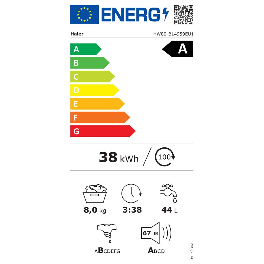 Пералня HAIER HW80-B14959EU1-S - Image 2