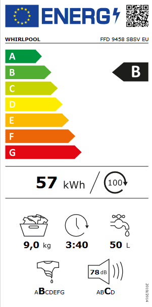 Перална машина Whirlpool FFD 9458 SBSV EU - Image 2