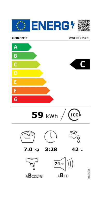 Перална машина Gorenje WNHPI72SCS - Image 2