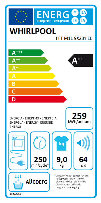 Сушилня Whirlpool FFT M11 9X2BY EE - Image 2