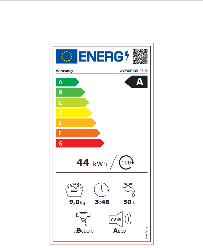 Пералня Samsung WW90DG6U25LBU4 - Image 2