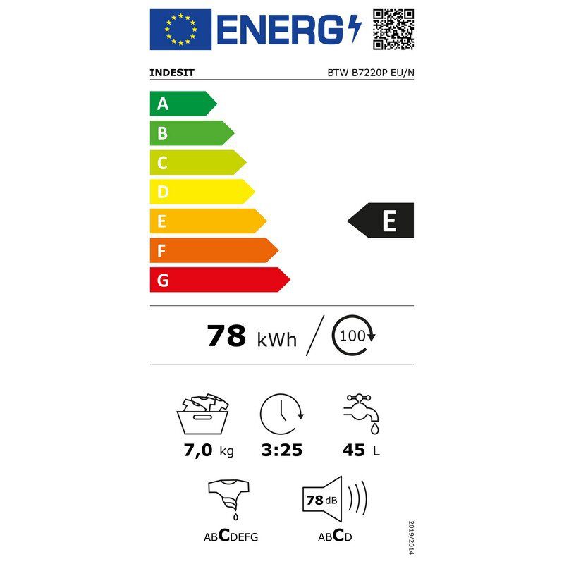 Пералня Indesit BTW B7220P EU - Image 3
