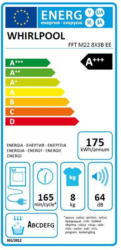 Сушилня Whirlpool FFT M22 8X3B EE - Image 3