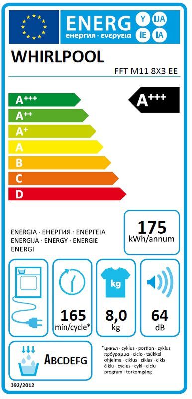 Сушилня Whirlpool FFT M11 8X3 EE - Image 3