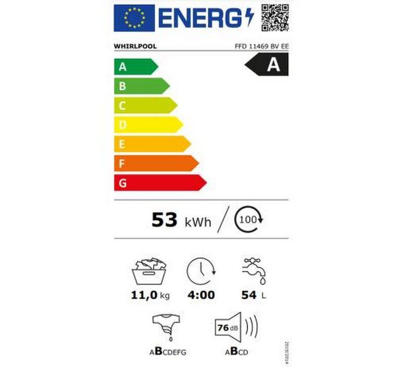Пералня Whirlpool FFD 11469 BV EE - Image 2