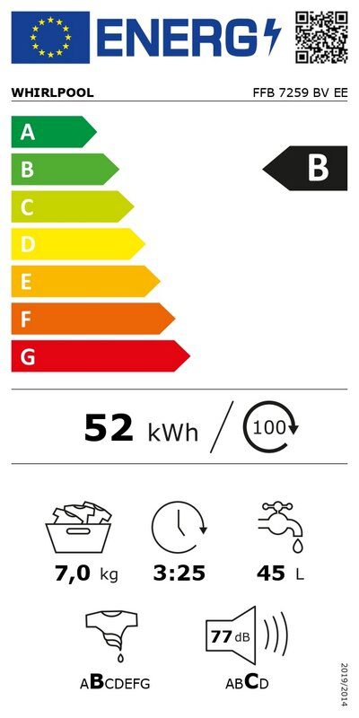 Пералня Whirlpool FFB 7259 BV EE - Image 2