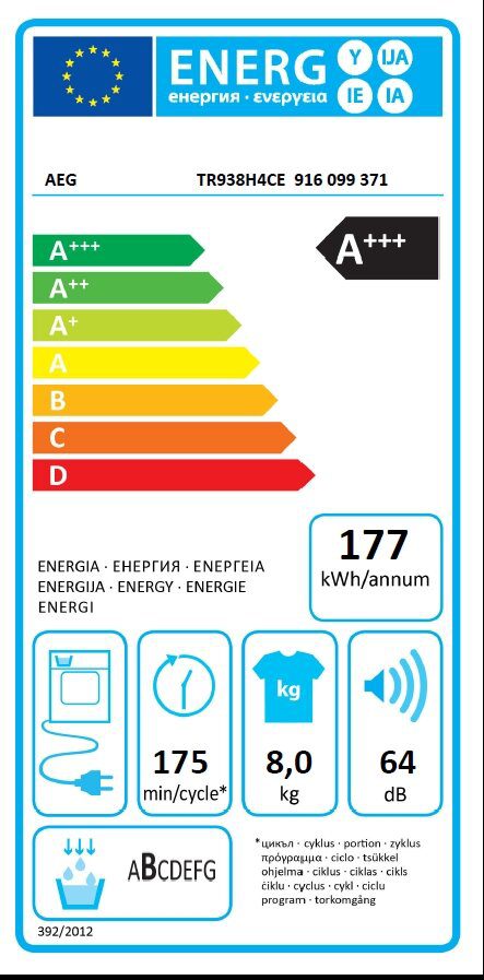 Сушилня AEG TR938H4CE - Image 3