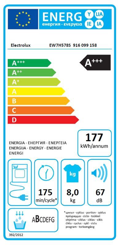 Сушилня Electrolux EW7H578S - Image 3