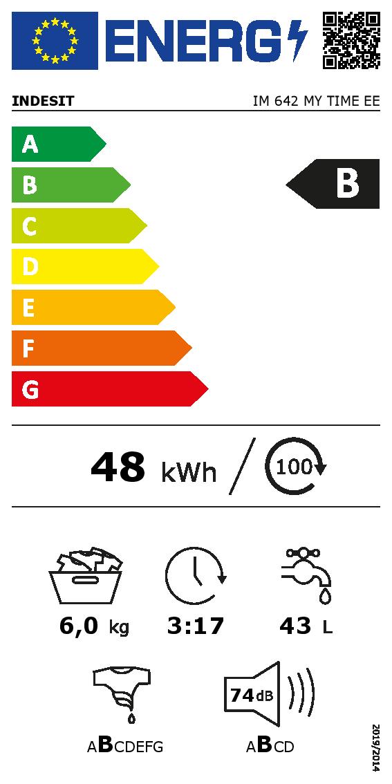 Пералня Indesit IM 642 MY TIME EE - Image 3