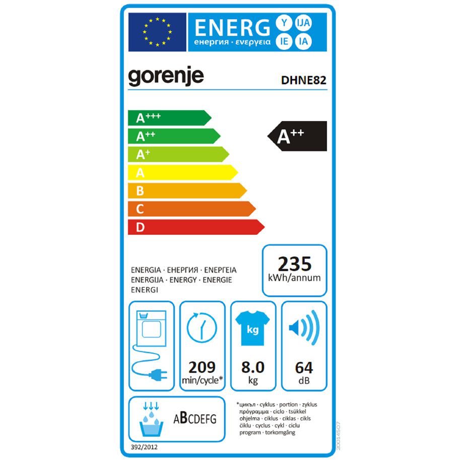 Сушилня Gorenje DHNE82 - Image 2