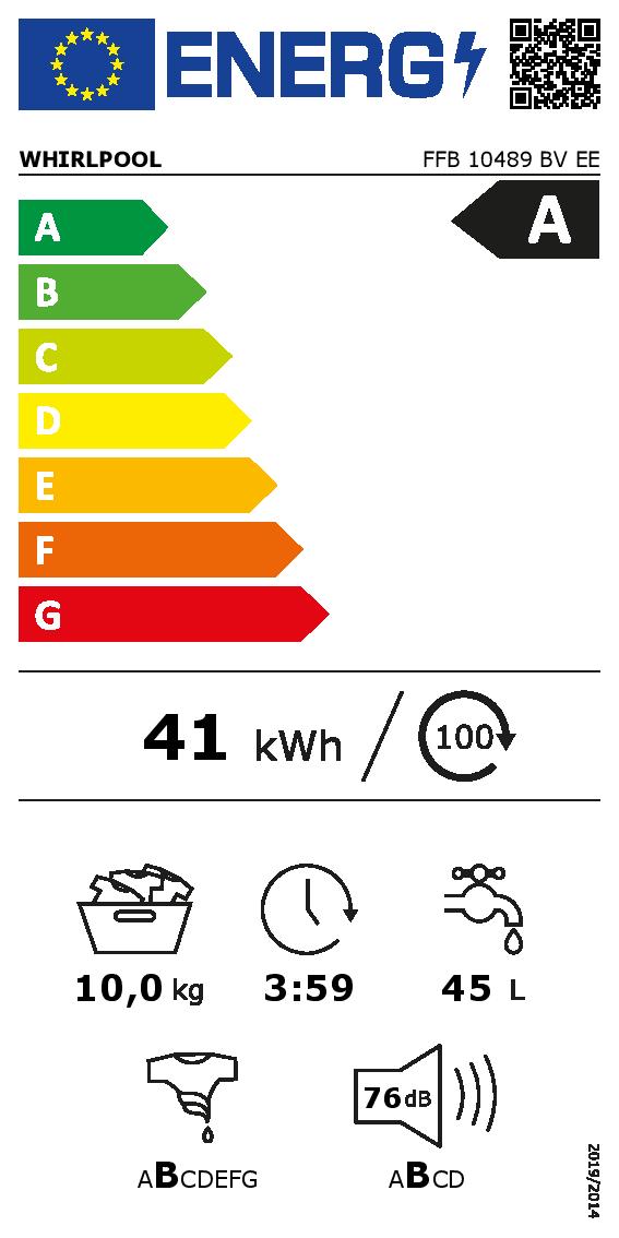 Пералня Whirlpool FFB 10489 BV EE - Image 2