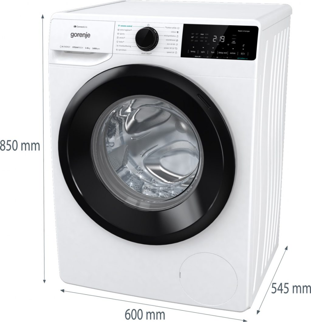 Перална машина Gorenje WNA84AWIFI - Image 3