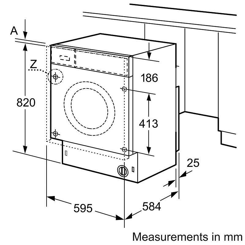 Вградена пералня със сушилня Bosch WKD28543EU - Image 6