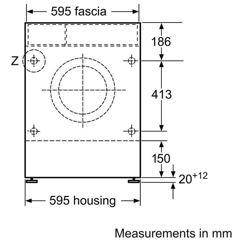 Вградена пералня със сушилня Bosch WKD28543EU - Image 4