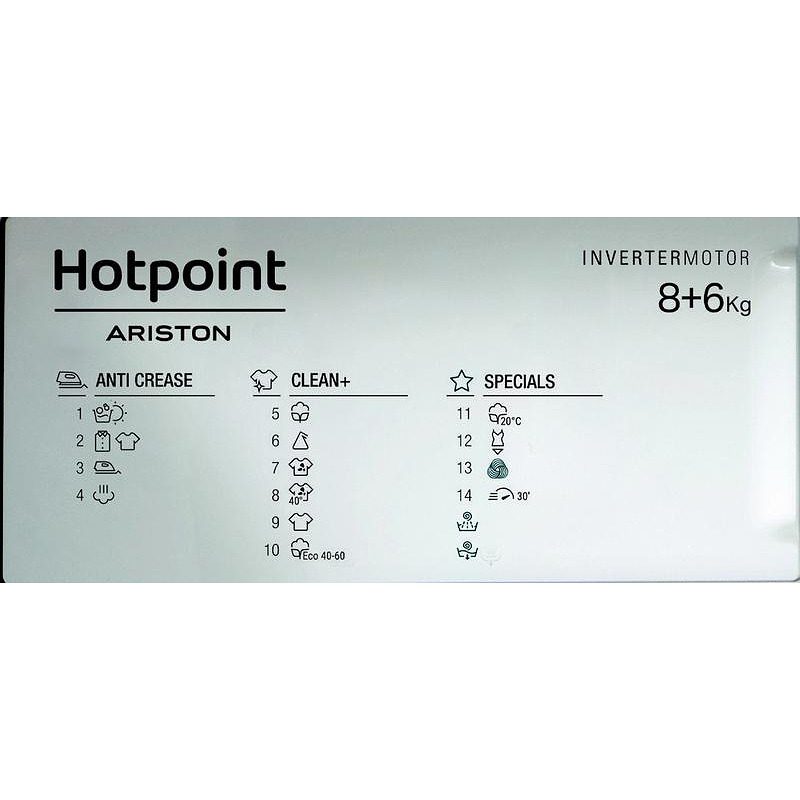 Пералня със сушилня за вграждане Hotpoint-Ariston BI WDHG 861485 EU - Image 11