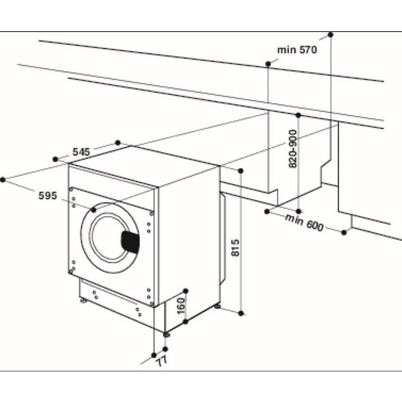 Пералня със сушилня за вграждане Hotpoint-Ariston BI WDHG 861485 EU - Image 13