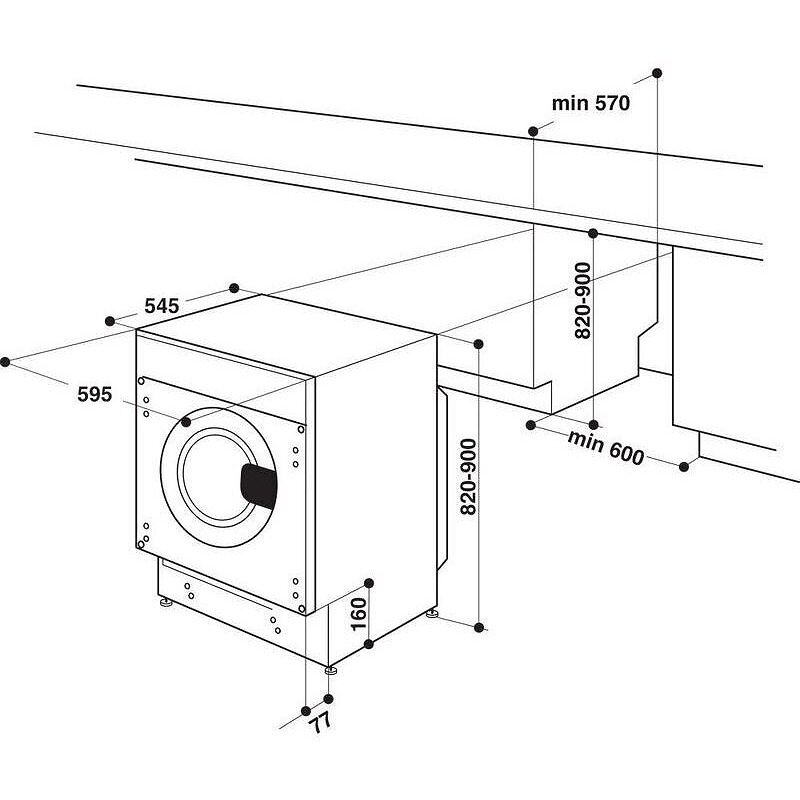Пералня за вграждане Whirlpool BI WMWG 81485E EU - Image 10