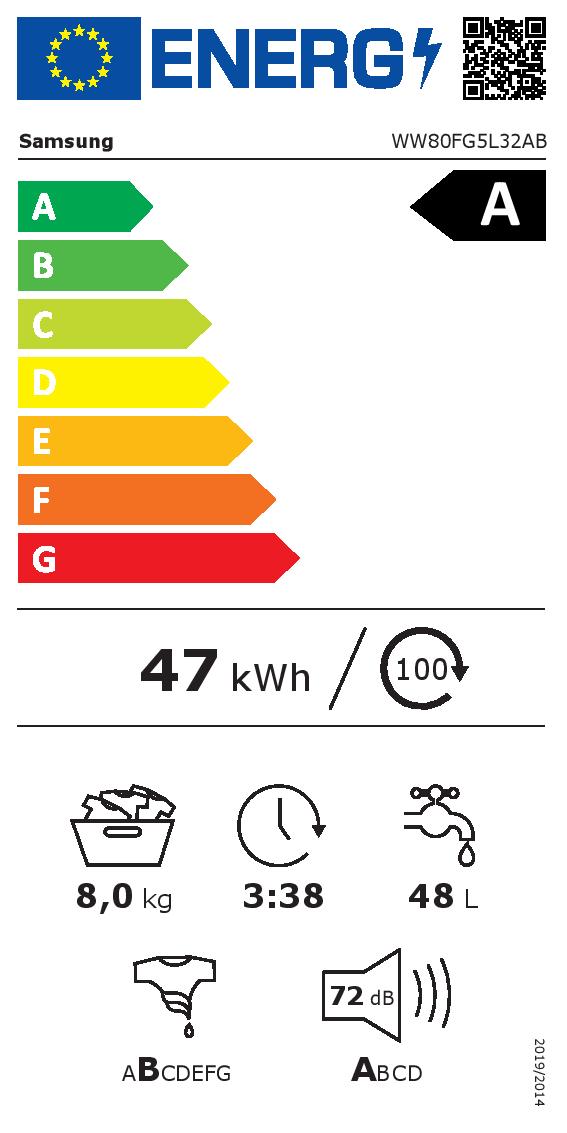 Пералня Samsung WW80FG5L32ABLE - Image 2