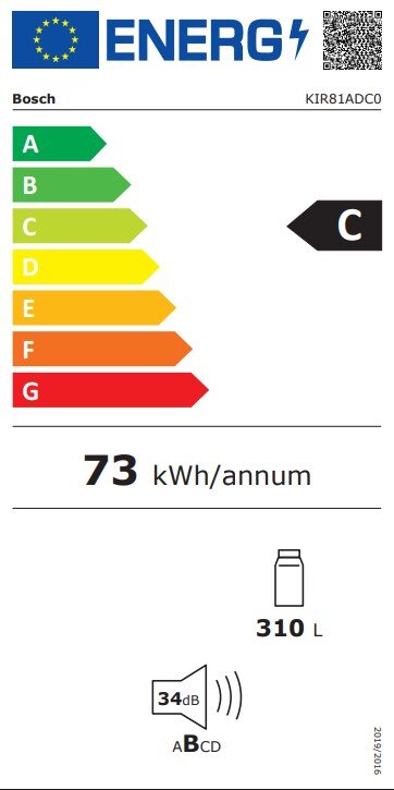 Хладилник за вграждане BOSCH KIR81ADC0 - Image 2