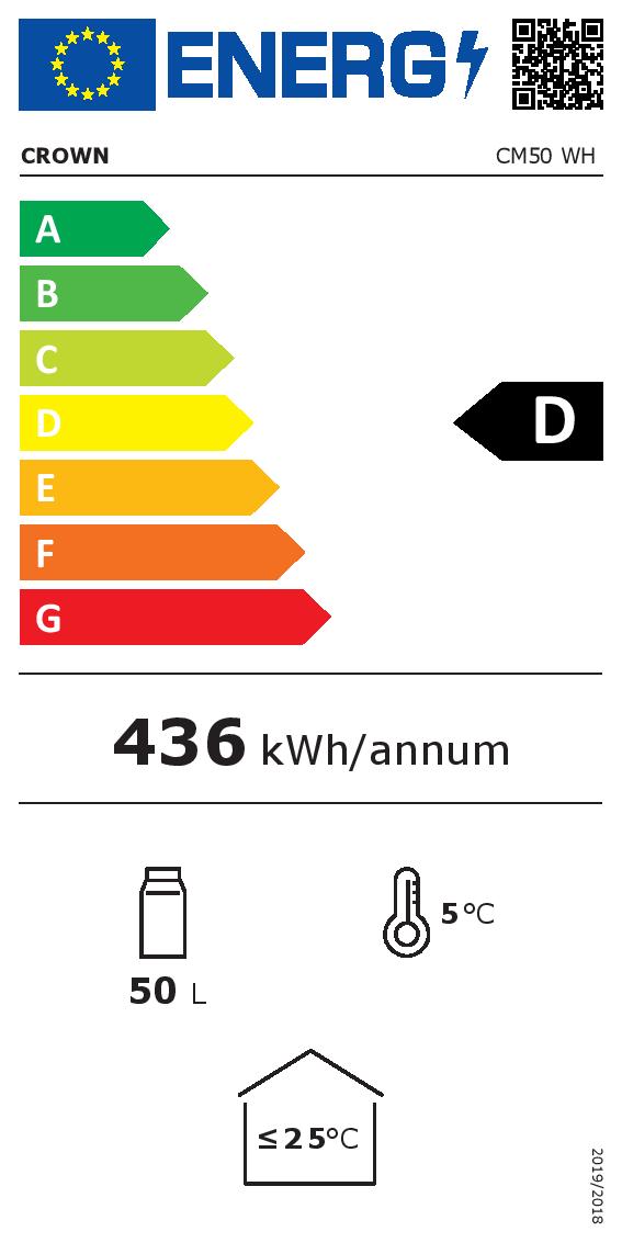 Мини бар Crown CM50 WH - Image 2