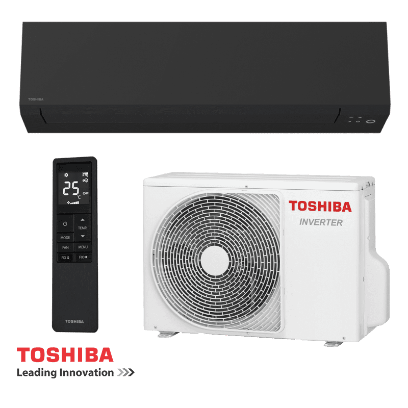 Инверторен климатик Toshiba Shorai Edge RAS-B22G3KVSGB-E + RAS-22J2AVSG-E1 - черен