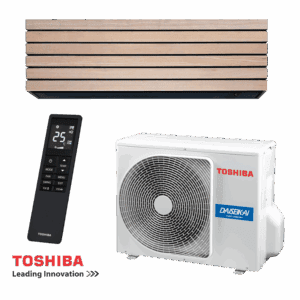 Инверторен климатик Toshiba Super Daiseikai 10 WOOD RAS-B10S4KVDG-E / RAS-10S4AVPG-E