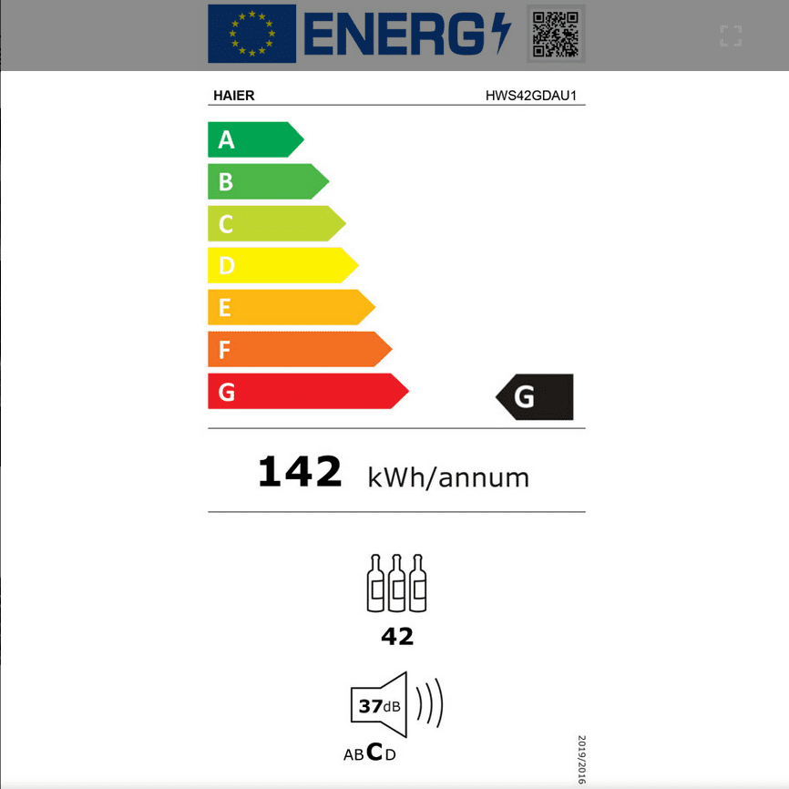 Виноохладител HAIER HWS 42 GDAU1 - Image 2
