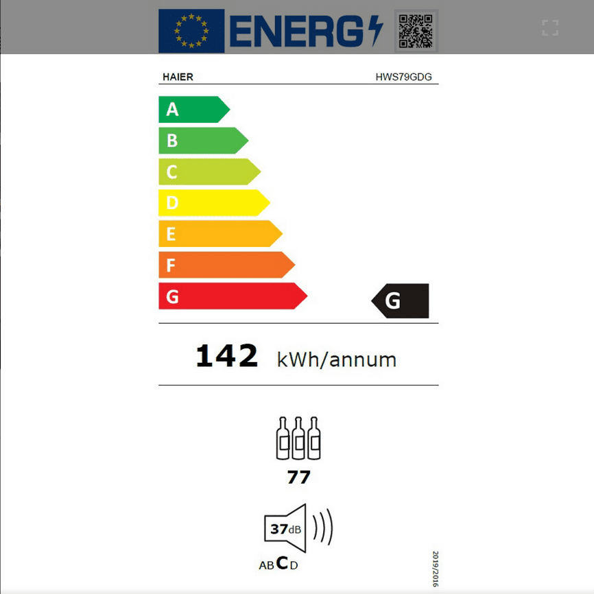 Виноохладител HAIER HWS 79 GDG - Image 2