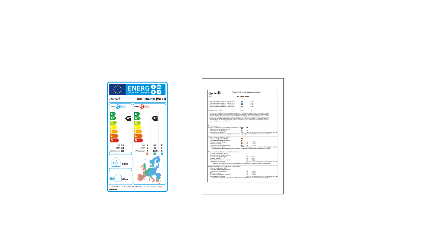 Климатик хипер инверторен ARIELLI AAC-18CPHL (WI-FI) - Image 2