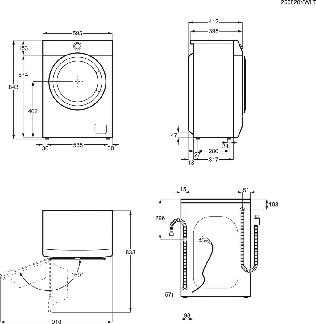 Пералня Electrolux EWS6306DXE - Image 4