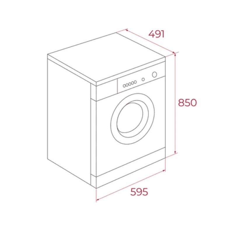 Пералня Teka WMK 40840 WH - Image 3