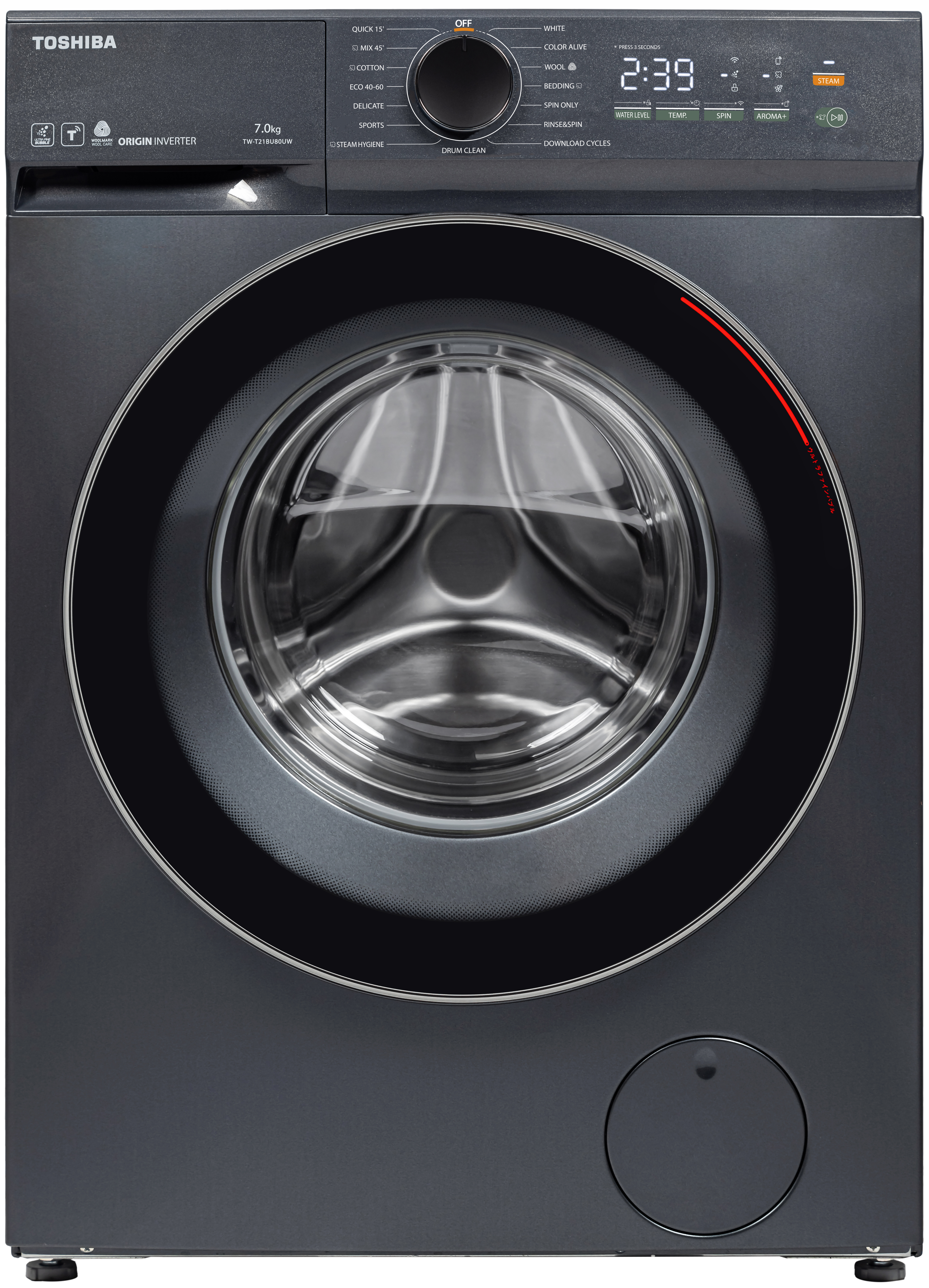 Пералня Toshiba TW-T21BU80UWBK(MG)