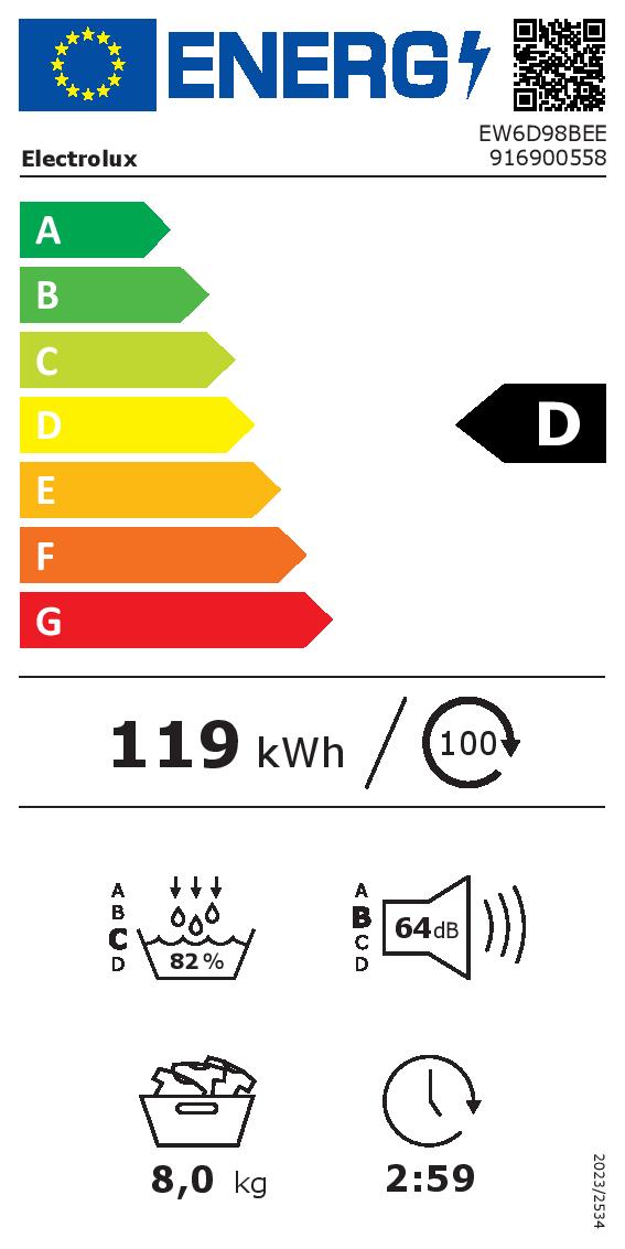 Сушилня Electrolux EW6D98BEE - Image 2