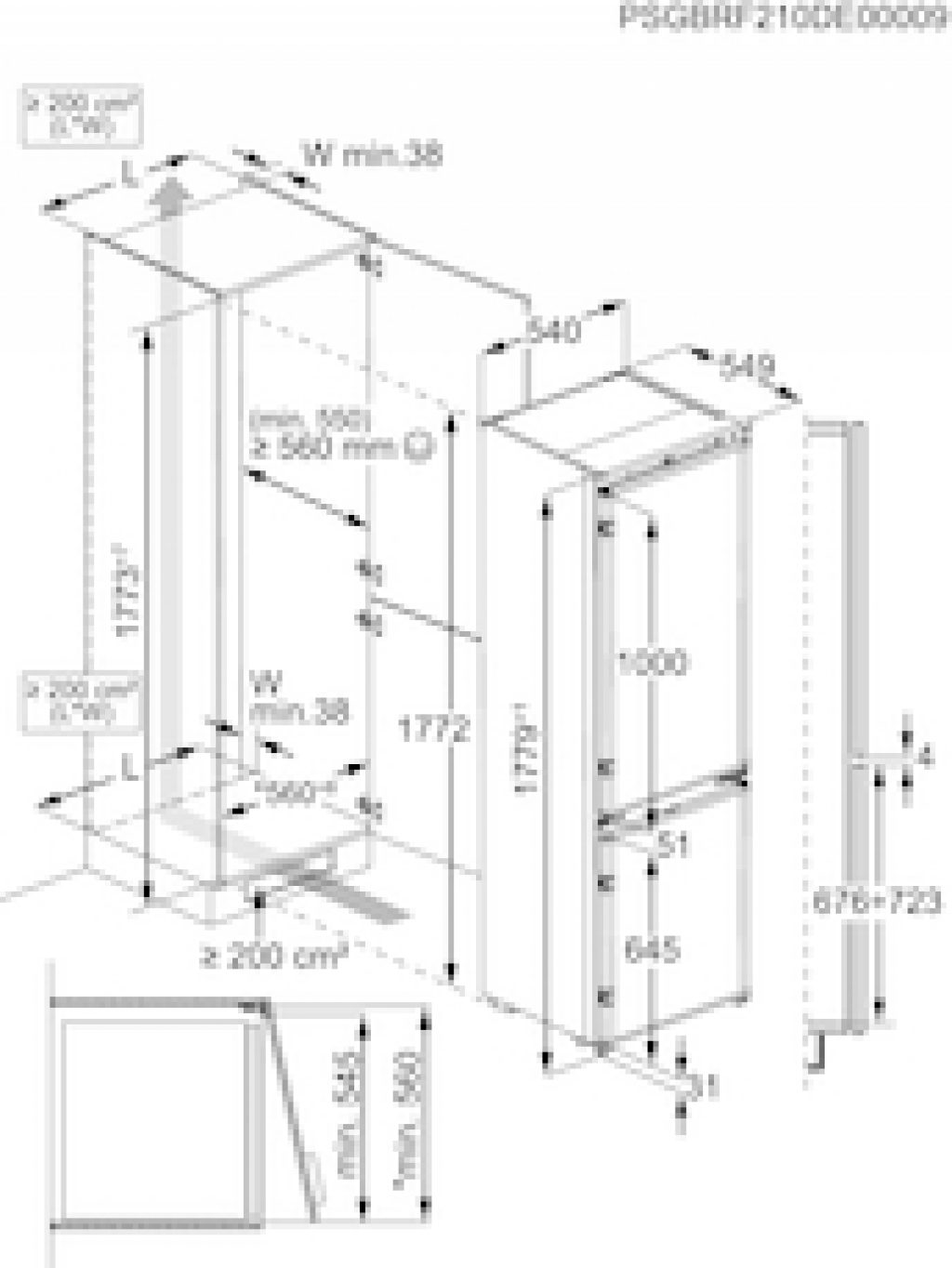 Хладилник за вграждане AEG TC6MS18FDS - Image 4