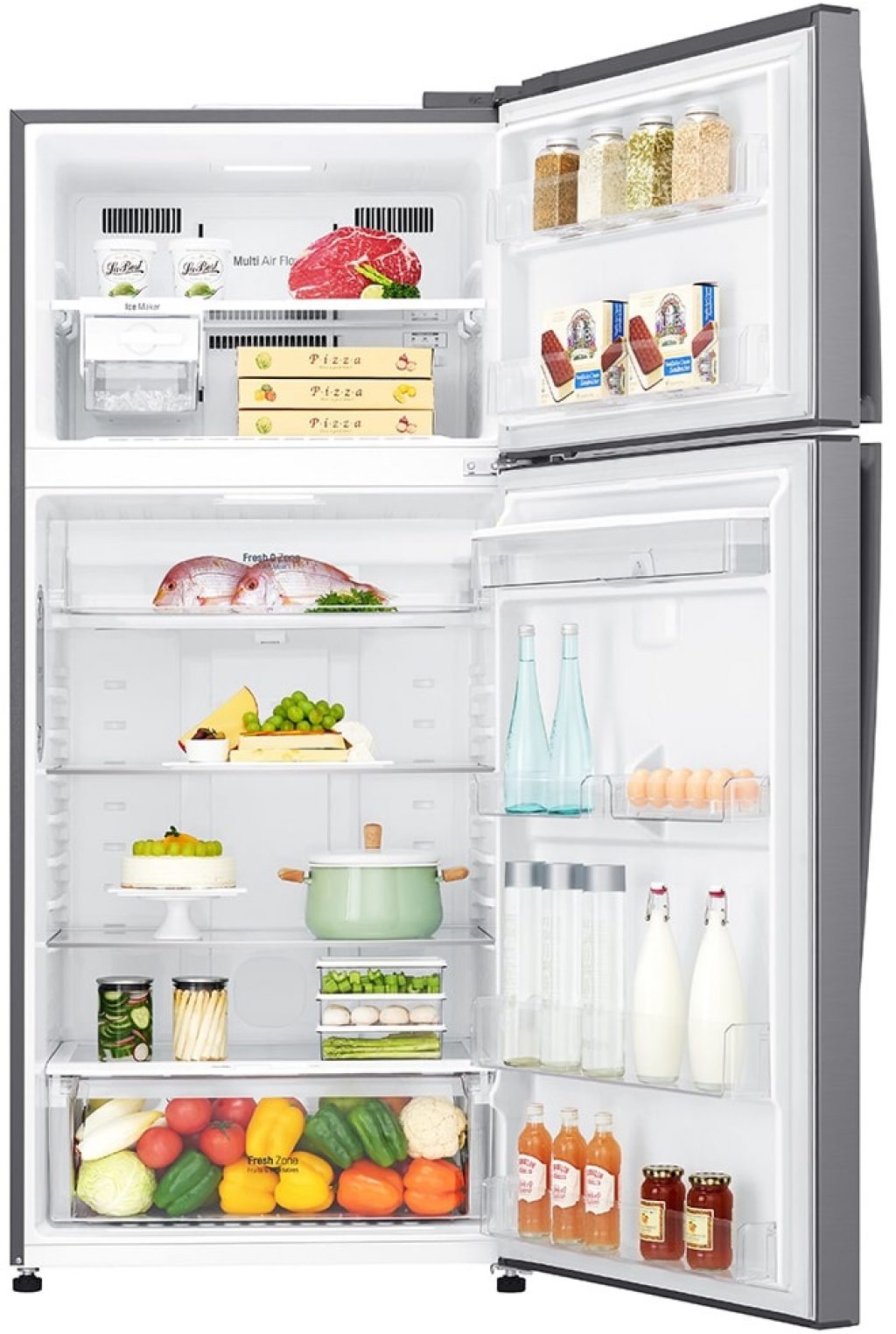 Хладилник с горна камера LG GTF744PZPED - Image 3