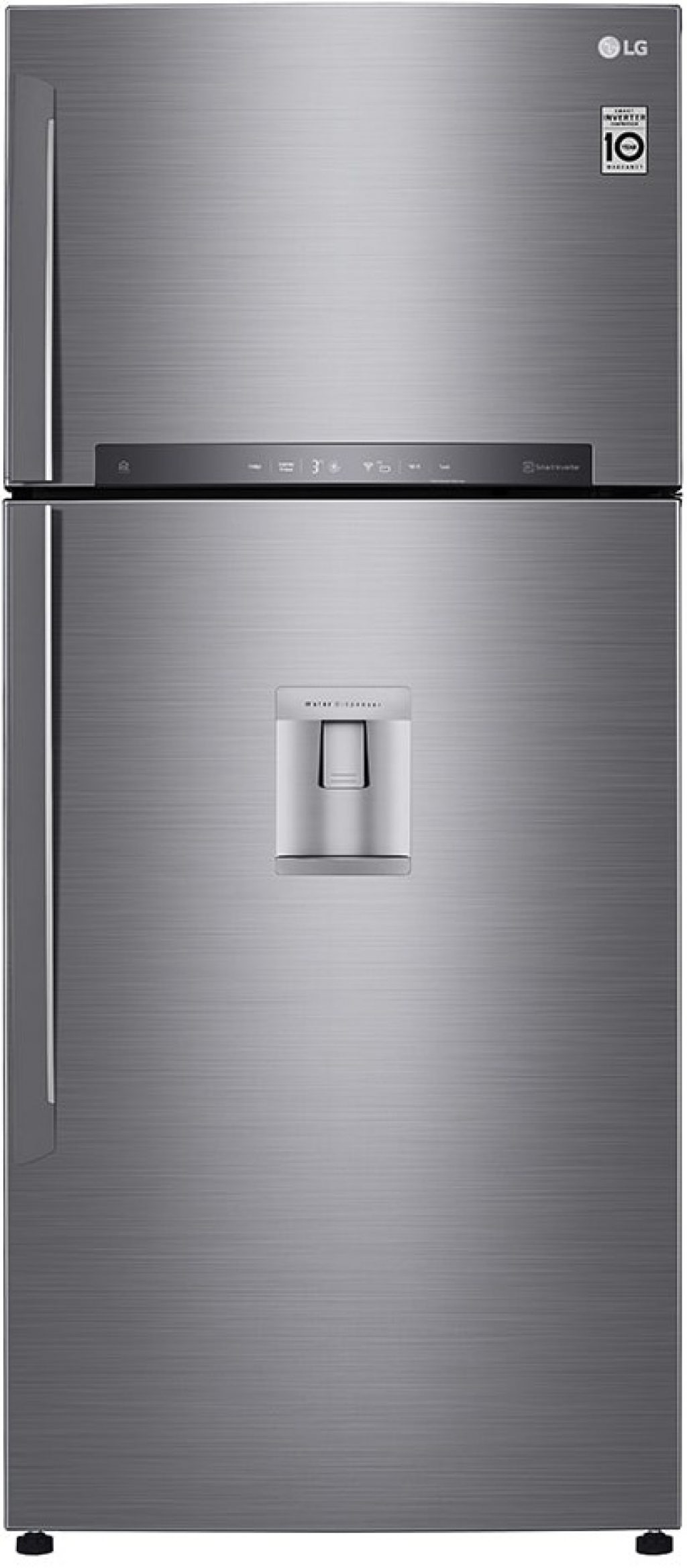 Хладилник с горна камера LG GTF744PZPED