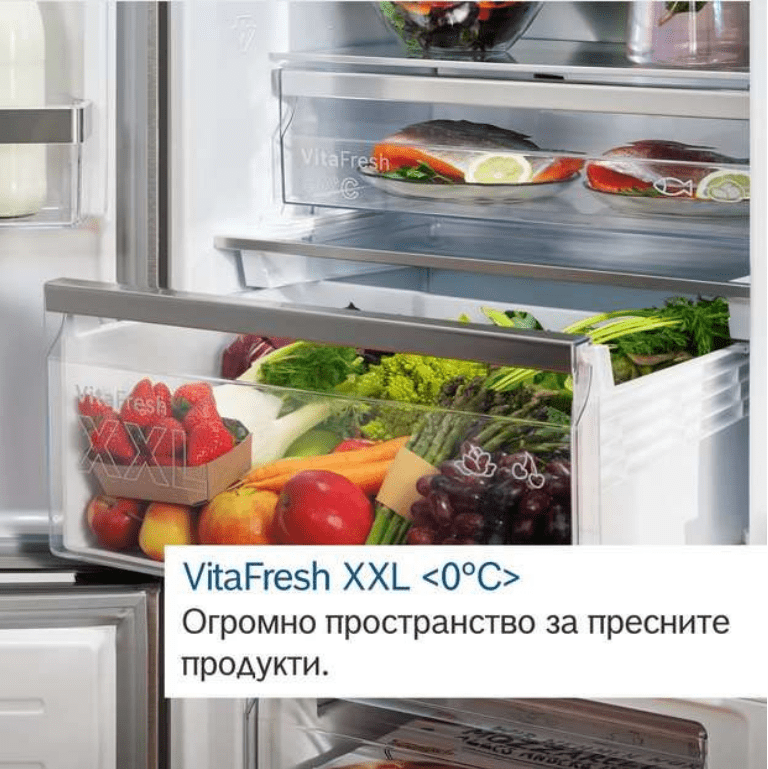 Хладилник с фризер BOSCH KGN49VXDT - Image 5