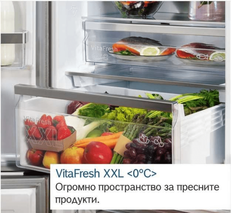 Хладилник с фризер Bosch KGN39VXCT - Image 6