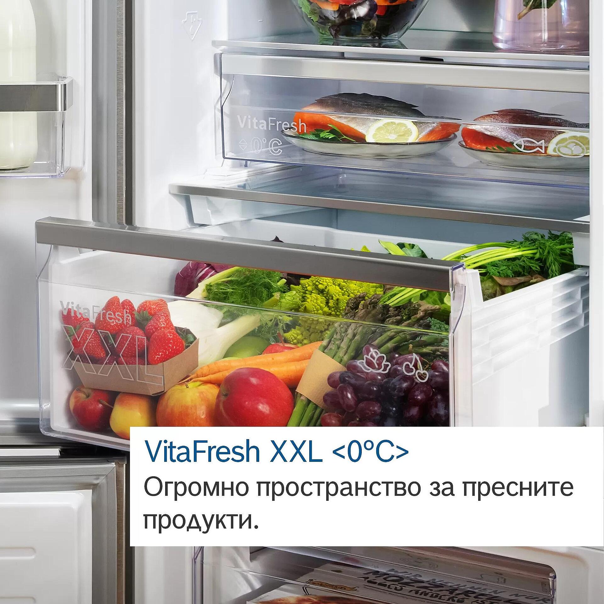 Хладилник с фризер Bosch KGN49AICT - Image 5