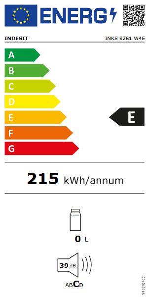 Хладилник с фризер Indesit INKS 8261 W4E - Image 2
